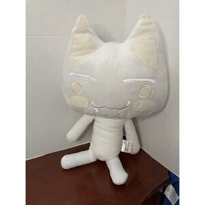 Doko Demo Issyo Monochrome Cat Jumbo LARGE 20" Plush Toy Taito 2008 Japan